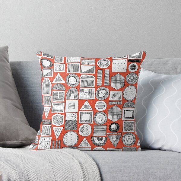 Item preview, frisson memphis bw orange dash designed and sold by scrummy.
