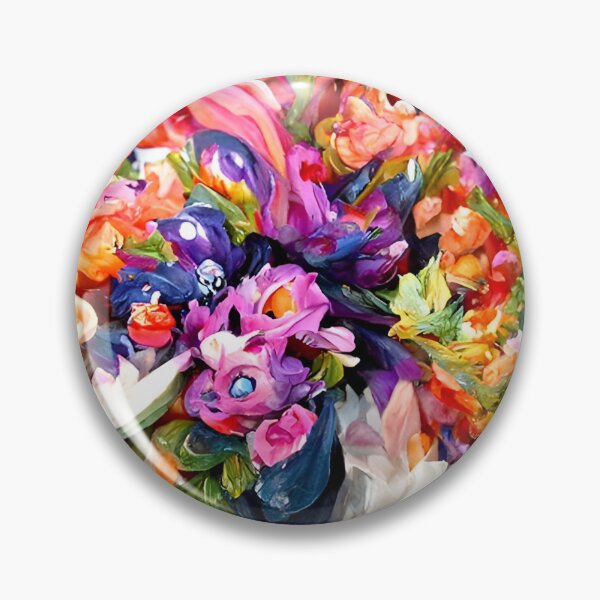 Item preview, Colorful Holly Harmony | Abstract Floral Arrangement designed and sold by AyfuDesigns.