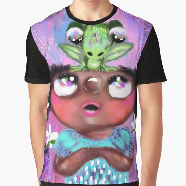 How Did You Get On My Head Little Frog? Graphic T-Shirt