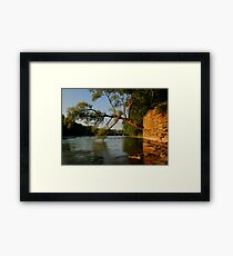 River HDR Framed Print