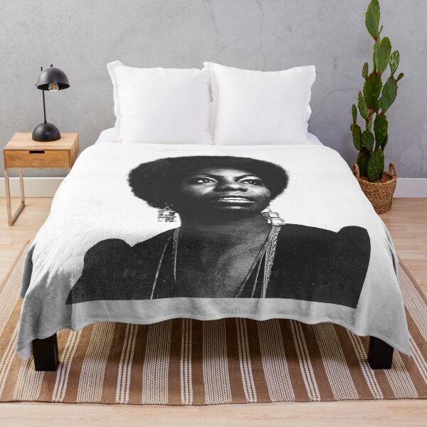 Item preview, Nina Simone __ Vintage Halftone Style __ Fan Art Design_  designed and sold by Bru Escobar.
