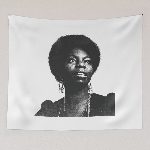Item preview, Nina Simone __ Vintage Halftone Style __ Fan Art Design_  designed and sold by Bru Escobar.