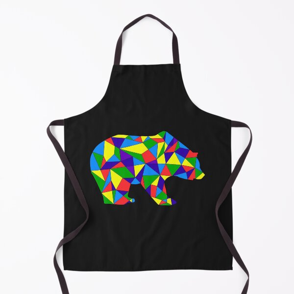 Item preview, Geometric colorful Bear designed and sold by atedesigns.