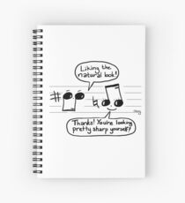 Musical Compliments Spiral Notebook