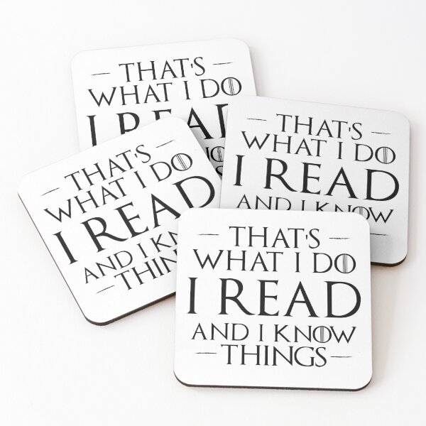 Item preview, That's What I Do, I Read and I Know Things designed and sold by Stacie Forest.