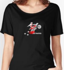 Postmates Biker Stil Getriebe | Dunkle Kleidung Baggyfit T-Shirt