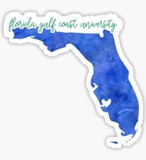 Florida Gulf Coast University Sticker