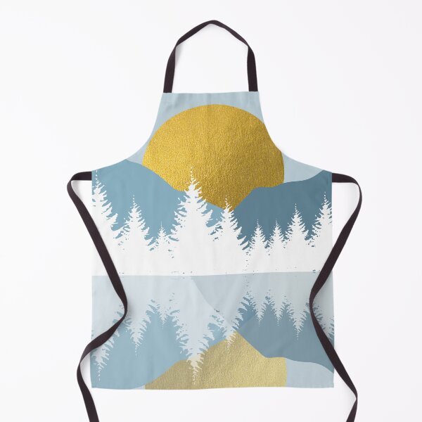 Item preview, Abstract Landscape Golden Winter Sunset Sunrise designed and sold by idovedesign.