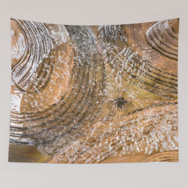 Item preview, Coppery Abstract - Metallic Fluidity in Caramel Mahogany Buff and Hazel Tones designed and sold by Georgia Mizuleva.