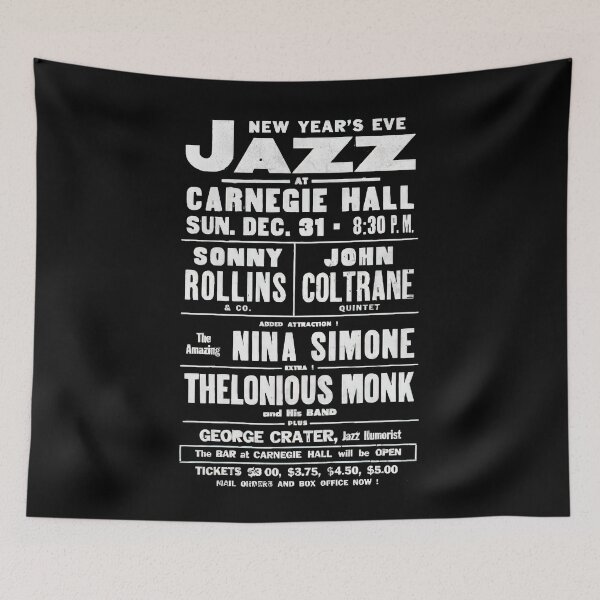 Item preview, Jazz At Carnegie Hall ----- Vintage Jazz Poster  designed and sold by Mailen Borrego.