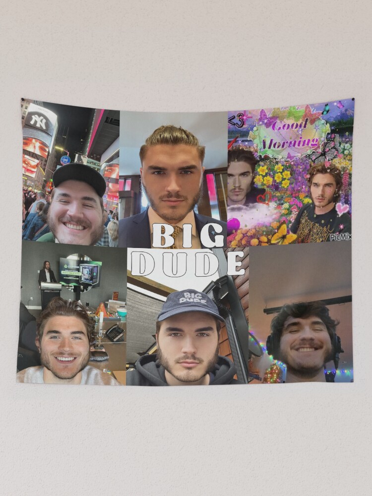 jschlatt Big dude montage  Tapestry
