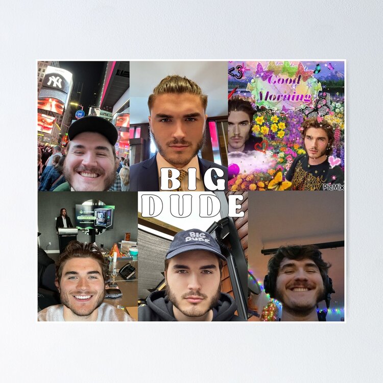 jschlatt Big dude montage  Tapestry