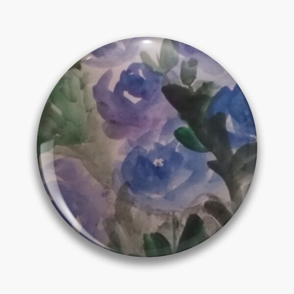 Item preview, blue flowers art paintings designed and sold by Nature  Nblossom.