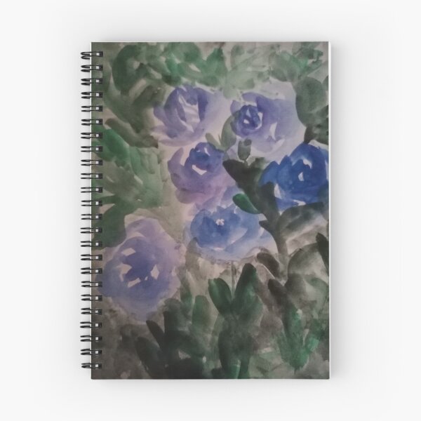 Item preview, blue flowers art paintings designed and sold by Nature  Nblossom.