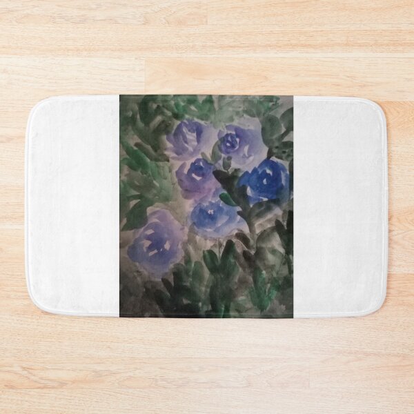 Item preview, blue flowers art paintings designed and sold by Nature  Nblossom.