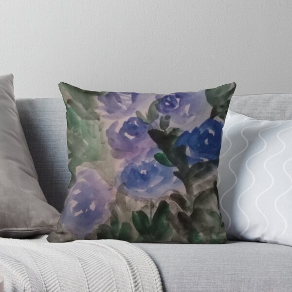 Item preview, blue flowers art paintings designed and sold by Nature  Nblossom.
