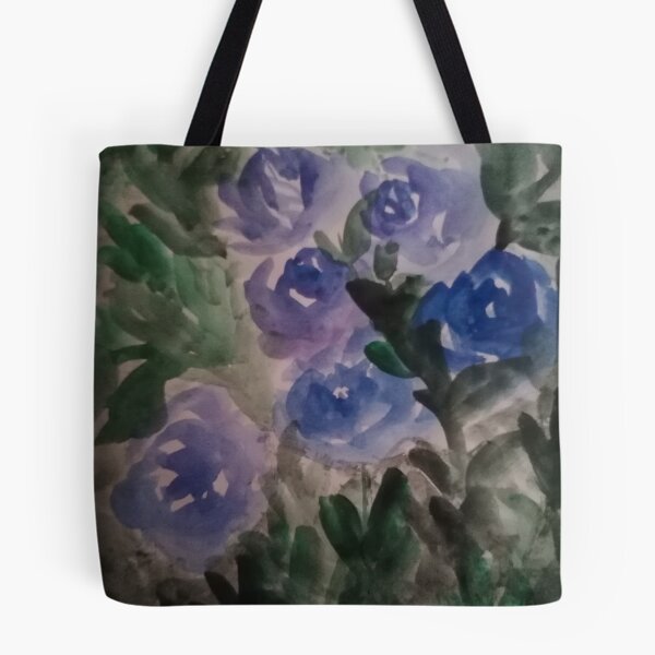 Item preview, blue flowers art paintings designed and sold by Nature  Nblossom.