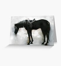 majestic wild ass Greeting Card
