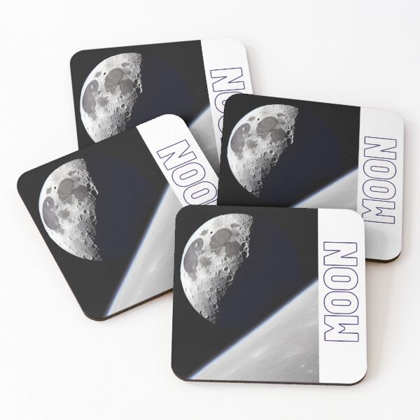 Aperçu de l'œuvre  astronaute sur la lune noire 12 créée et vendue par Happy  Planet.