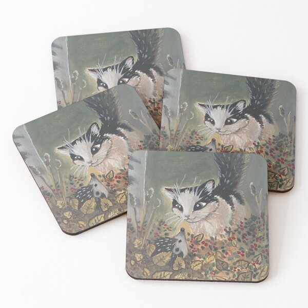 Item preview, The Cat And The Hedgehog Painting designed and sold by mauricucumber.