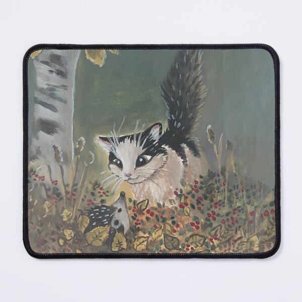 Item preview, The Cat And The Hedgehog Painting designed and sold by mauricucumber.