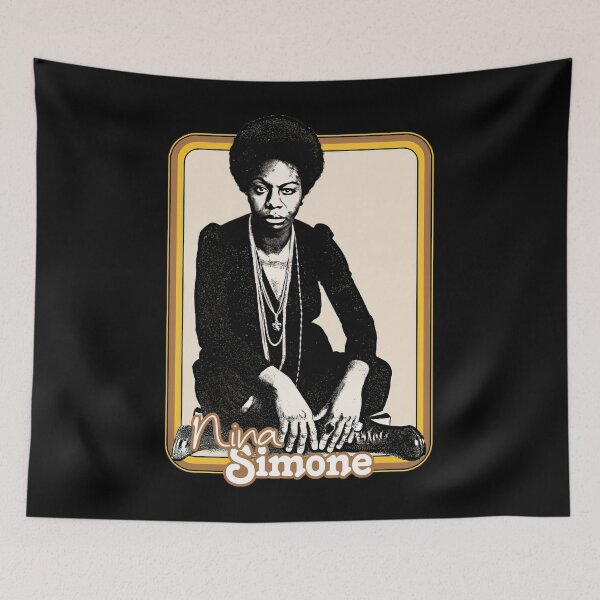 Item preview, Nina Simone __ Original Retro Fan Art Design  designed and sold by Mailen Borrego.