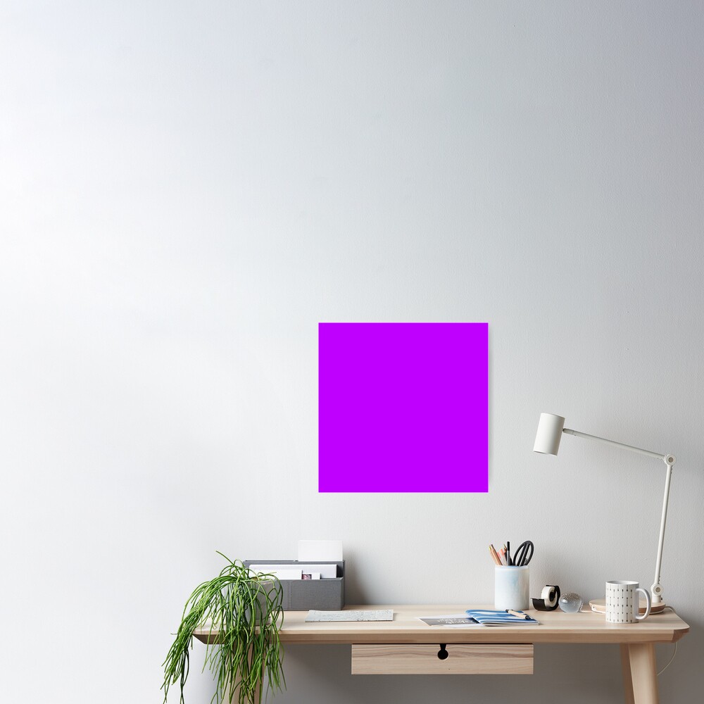 Solid Colour | Electric Purple | Neon purple 2 Photographic Print for  Sale by ozcushions