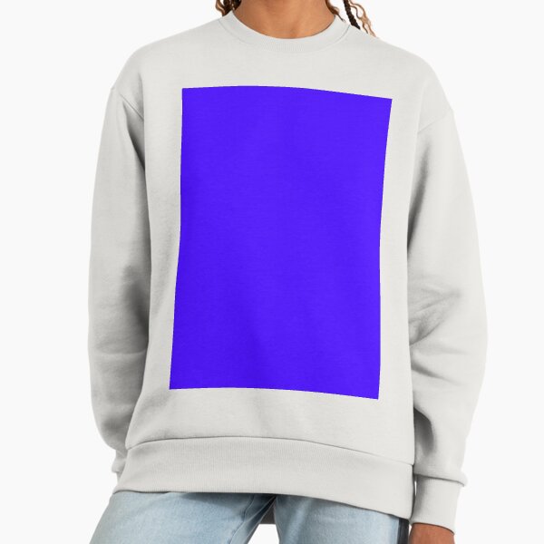 Solid Colour | Electric Ultramarine | Neon Ultramarine Premium Oversized Sweatshirt