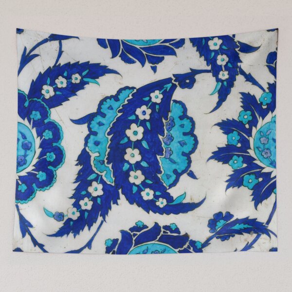 Item preview, Tile with 'Saz' Leaf Design designed and sold by IlluminatedPage.