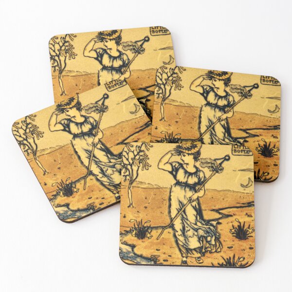 Item preview, Little Bo Peep Ceramic Tile, 1890s designed and sold by IlluminatedPage.