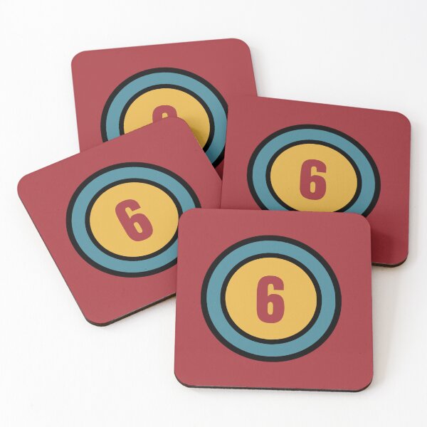 Item preview, The Number 6 - six - sixth - 6th designed and sold by SirenSeventyOne.