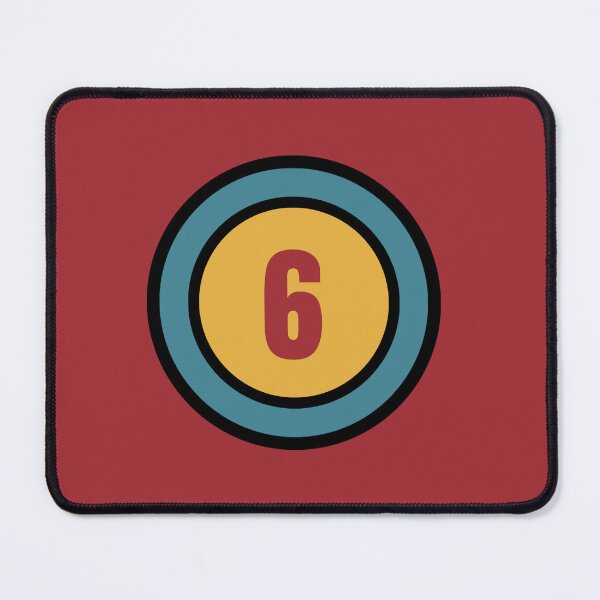 Item preview, The Number 6 - six - sixth - 6th designed and sold by SirenSeventyOne.