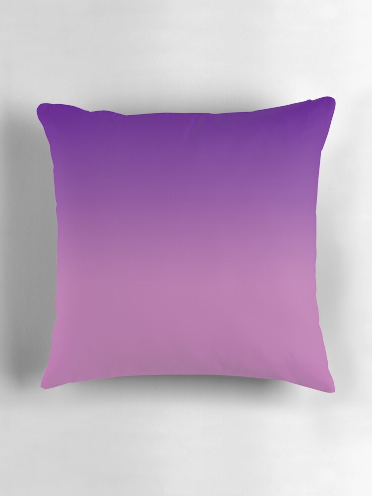Thumbnail 3 of 4, Pillow, OMBRE Gradient Radiant Orchid/ Indigo designed and sold by ozcushions.