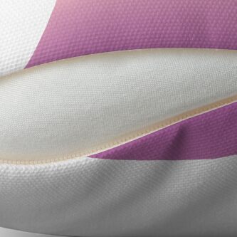 Alternate view of OMBRE Gradient Radiant Orchid/ Bubblegum Throw Pillow
