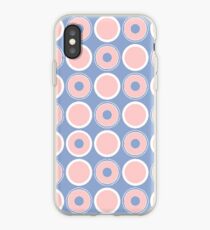 Pantone Colour of the Year 2016 Rose Quartz/ Serenity / Circles iPhone Case