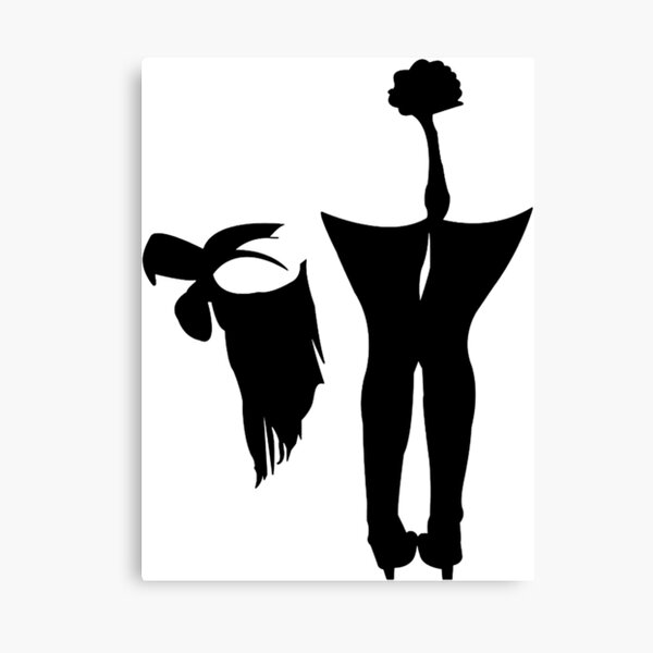 sexy silhouette painting