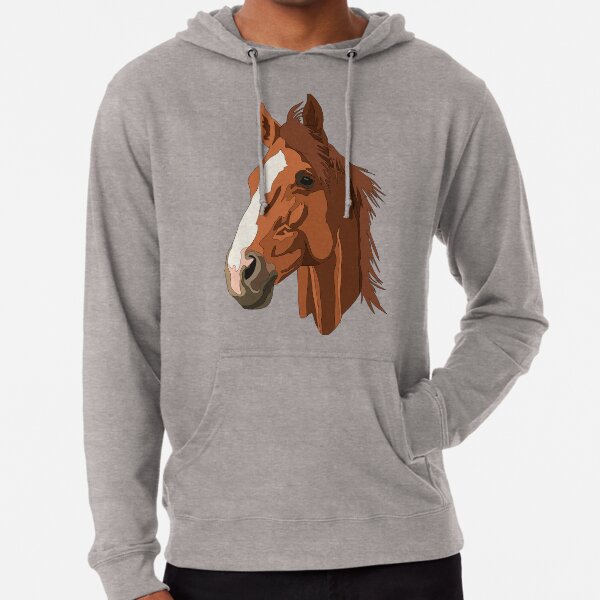 Brown Horse Hoodies Sweatshirts for Sale Redbubble