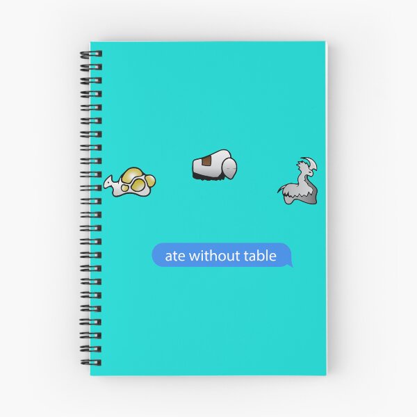 Item preview, ate without table Rimworld meme game         designed and sold by ContTradersShop.