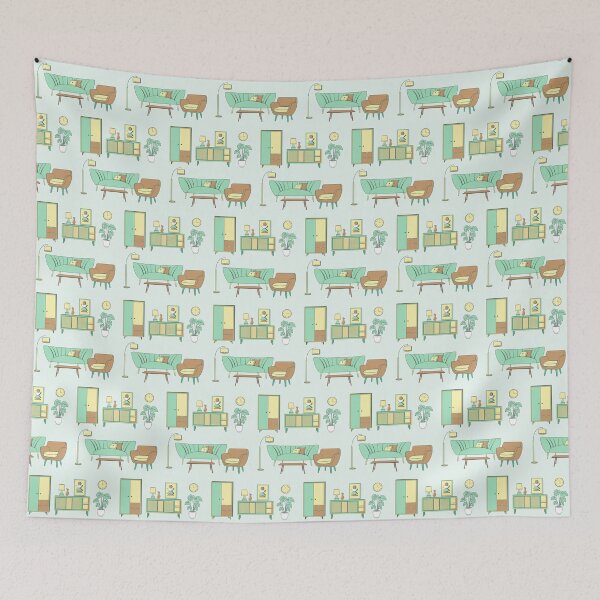 Item preview, Livingroom Interior pattern designed and sold by LaBelleMaison.