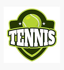 Sports Icon Tennis Photographic Print