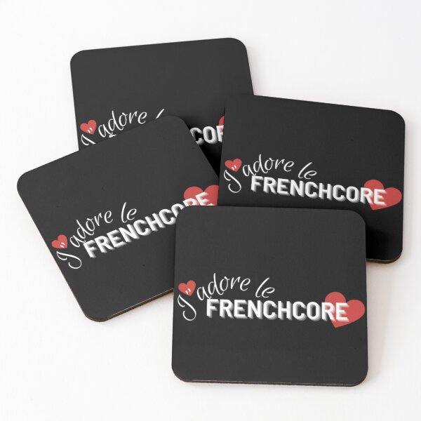 Item preview, I love Frenchcore j’adore le Frenchcore  designed and sold by RichTeeDesigns.