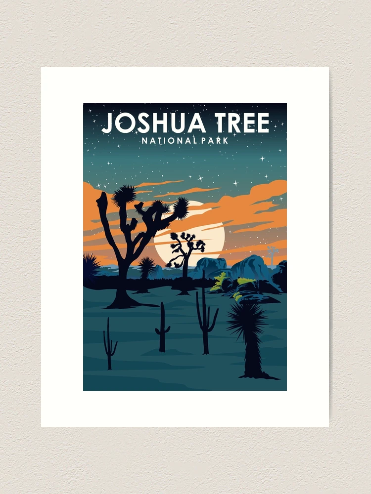 Joshua Tree National Park Vintage Poster 1000 Piece Jigsaw Puzzle - Premium Adult Puzzle, Made In USA - View #3
