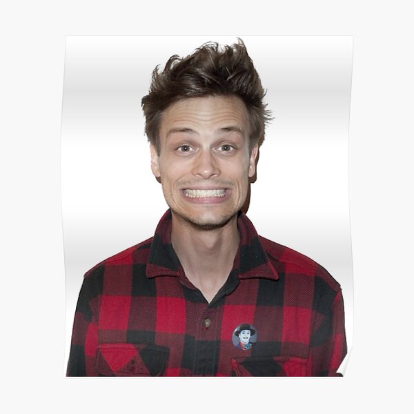 Matthew Gray Gubler Kisses Poster for Sale by Oofmybonez