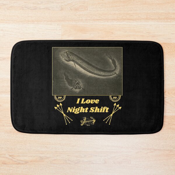 Item preview, 'I Love Night Shift' Deep Sea Creatures - Funny Job Designs for T-shirts, stickers and other accessories designed and sold by Ridiculam Toga.