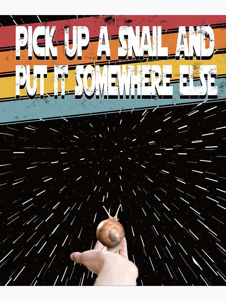 "Space Snail Space Snail Retro" Poster for Sale by EbnerPrints Redbubble