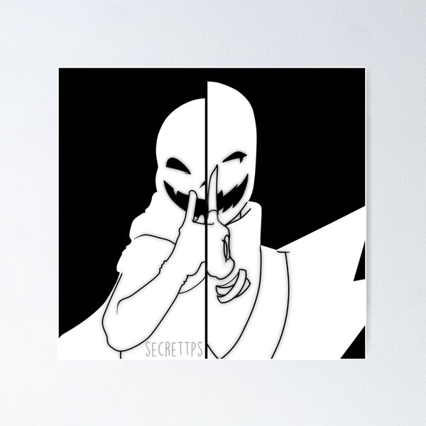 Lord X!Gaster poster Poster for Sale by pingupongo