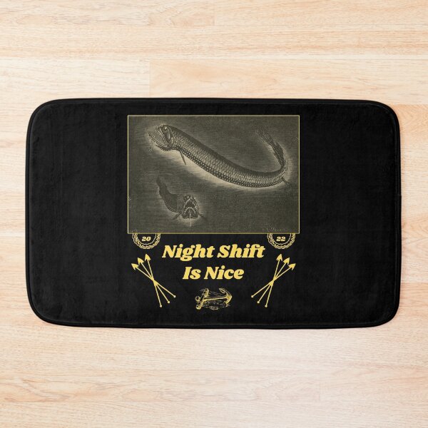 Item preview,  'Night Shift is Nice' Deep Sea Creatures - Funny Job Designs for T-shirts, stickers and other accessories designed and sold by Ridiculam Toga.