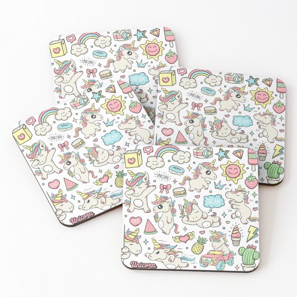 Item preview, Doodle Unicorns designed and sold by Vector Scout Lab.