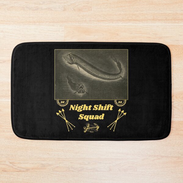 Item preview, 'Night Shift Squad' Deep Sea Creatures - Funny Job Designs for T-shirts, stickers and other accessories designed and sold by Ridiculam Toga.