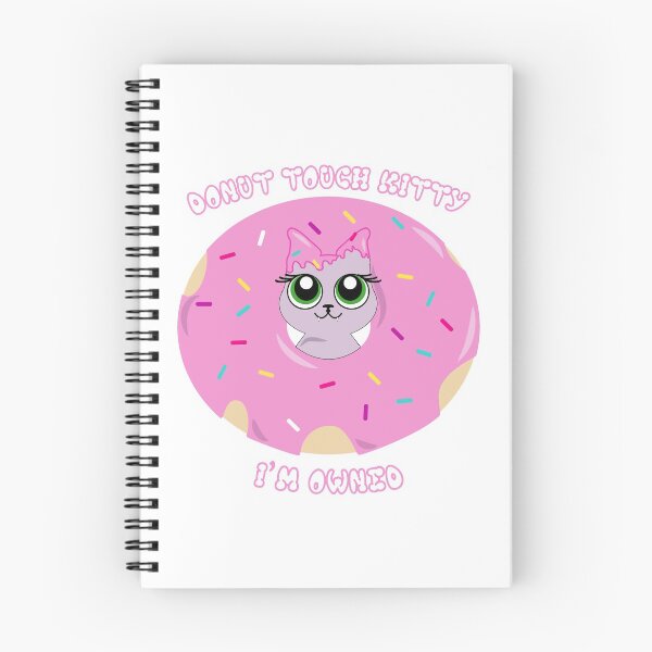Item preview, Donut Touch Kitty designed and sold by tsukihimekitten.